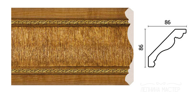 Карниз Decor Dizayn  171-4 фото 1 &mdash; Лепнина-Мастер
