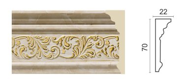 270-10/Молдинг Decor Dizayn средний &mdash; Лепнина-Мастер