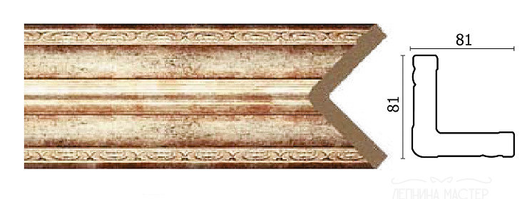 Уголок Decor Dizayn 140-127 фото 1 &mdash; Лепнина-Мастер